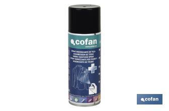 Sanitiser for fabrics | Spray content: 400ml | Ideal for sanitising all types of fabrics and clothes - Cofan