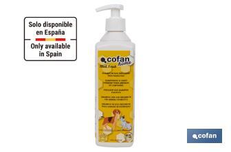 Shampoo for pets | Frequent use shampoo | 400ml capacity - Cofan