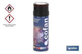 Tinta de Esmalte Acrílico | Em Spray | Embalagem de 400 ml | Várias cores - Cofan