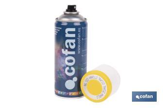 Tinta de Esmalte Acrílico | Em Spray | Embalagem de 400 ml | Várias cores - Cofan