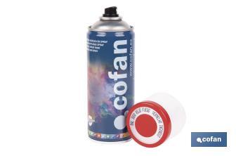 Tinta de Esmalte Acrílico | Em Spray | Embalagem de 400 ml | Várias cores - Cofan