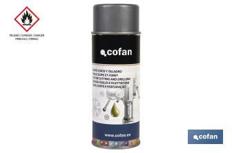 Drilling and cutting oil spray 400ml | Drilling lubricant | Suitable to prevent overheating - Cofan