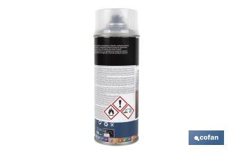 Vernice spray | Opaca o brillante | Bomboletta da 400 ml | Trasparente - Cofan