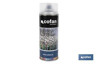 Vernis en spray | Brillant ou mat | Emballage de 400 ml | Transparent - Cofan