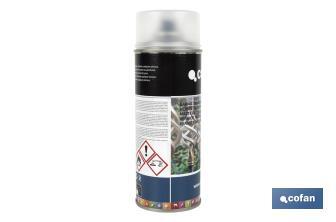 Barniz en Spray | Brillo o Mate | Envase 400 ml | Transparente - Cofan