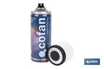 Tinta de Esmalte Acrílico | Em Spray | Embalagem de 400 ml | Várias cores - Cofan