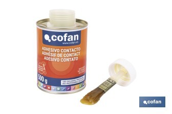 Adhesivo de Contacto Bricofan 500 ml | Pegamento universal multiusos - Cofan