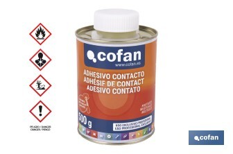 Cola de Contato Bricofan | Embalagem de 500 ml | Universal - Cofan