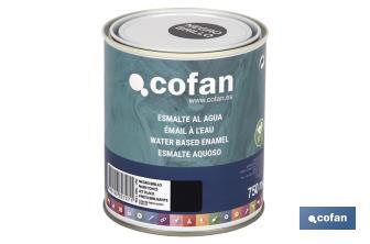 Smalto ecologico all'acqua | Latta da 750 ml | Vari colori - Cofan