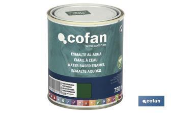 Smalto ecologico all'acqua | Latta da 750 ml | Vari colori - Cofan