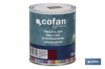 Ecological water-based enamel | 750ml | Several colours - Cofan