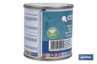 Smalto ecologico all'acqua | Latta da 750 ml | Vari colori - Cofan