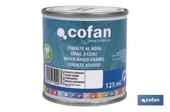 Smalto ecologico all'acqua | Latta da 750 ml | Vari colori - Cofan