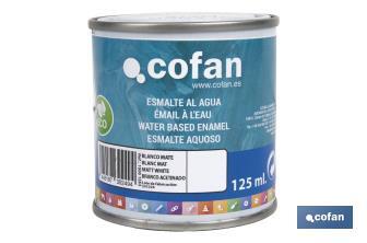 Esmalte Ecológico al agua | Envases: 125 o 750 ml | Amplia gama de colores y acabados - Cofan