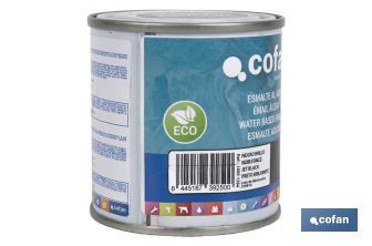 Smalto ecologico all'acqua | Latta da 750 ml | Vari colori - Cofan