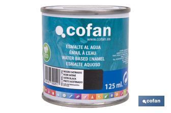 Esmalte Ecológico al agua | Envases: 125 o 750 ml | Amplia gama de colores y acabados - Cofan