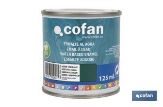 Esmalte Ecológico al agua | Envases: 125 o 750 ml | Amplia gama de colores y acabados - Cofan