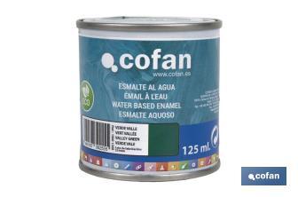 Smalto ecologico all'acqua | Latta da 750 ml | Vari colori - Cofan