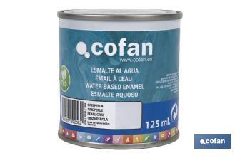 Smalto ecologico all'acqua | Latta da 750 ml | Vari colori - Cofan