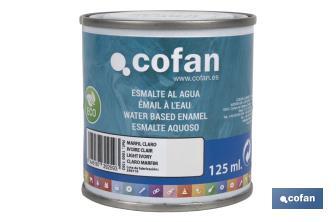 Smalto ecologico all'acqua | Latta da 750 ml | Vari colori - Cofan