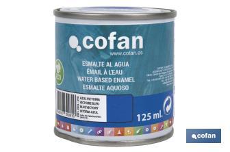 Smalto ecologico all'acqua | Latta da 750 ml | Vari colori - Cofan