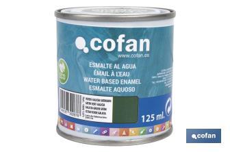 Esmalte Ecológico al agua | Envases: 125 o 750 ml | Amplia gama de colores y acabados - Cofan