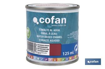 Smalto ecologico all'acqua | Latta da 750 ml | Vari colori - Cofan