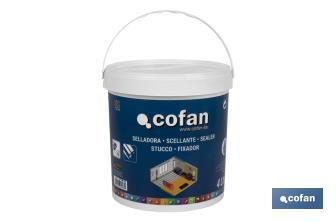 Water based sealer | Available in different sizes | For use in wood, plaster, concrete, cement, etc. - Cofan