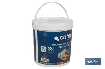 Water based sealer | Available in different sizes | For use in wood, plaster, concrete, cement, etc. - Cofan