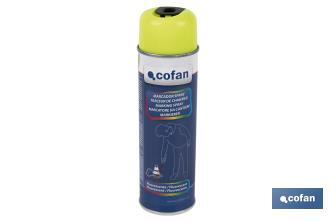 Fluorescent marking spray for construction works | Several colours | 500ml - Cofan