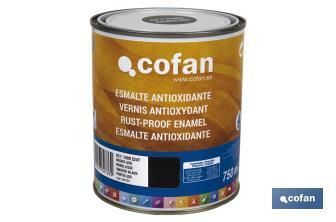 Cofan Smalto antiruggine liscio all’acqua | Vari colori | Varie dimensioni - Cofan