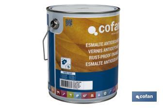 Cofan Smalto antiruggine liscio all’acqua | Vari colori | Varie dimensioni - Cofan