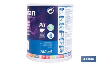 Émail Laquage à l'eau | Plusieurs Couleurs | Différentes capacités de récipient - Cofan