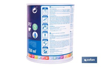 Émail Laquage à l'eau | Plusieurs Couleurs | Différentes capacités de récipient - Cofan