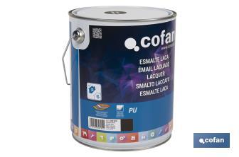 Water-based lacquer | Available in various colours | Paint buckets available in different sizes - Cofan