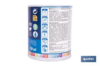 Émail Laquage à l'eau | Plusieurs Couleurs | Différentes capacités de récipient - Cofan