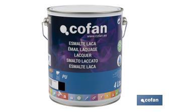 Water-based lacquer | Available in various colours | Paint buckets available in different sizes - Cofan