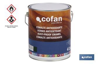 Smalto antiossidante | Vari colori | Latta da 4 L - Cofan