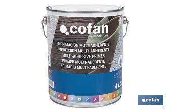 Primer Multiaderente all’acqua | Latte di diverse dimensioni - Cofan