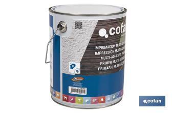 Water-based multi-adhesive primer | Paint buckets available in different sizes - Cofan