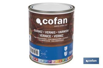 Boat varnish | Colourless paint | Paint bucket available in various sizes - Cofan