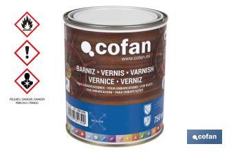 Boat varnish | Colourless paint | Paint bucket available in various sizes - Cofan