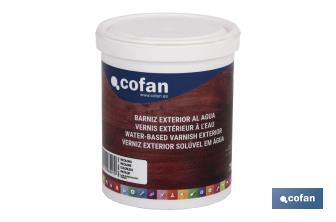 Barniz para exterior | Múltiples aplicaciones | Perfecto para proteger superficies - Cofan