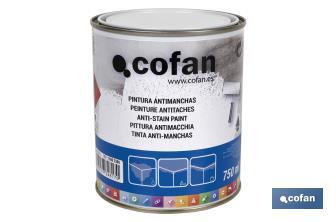 Peinture Anti-taches au Dissolvant | Pour éliminer les taches | Plusieurs contenances - Cofan