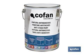 Peinture Anti-taches au Dissolvant | Pour éliminer les taches | Plusieurs contenances - Cofan