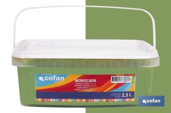 Peinture acrylique monocouche | Plusieurs couleurs | Convient pour utiliser à l'intérieur - Cofan