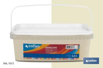 Peinture acrylique monocouche | Plusieurs couleurs | Convient pour utiliser à l'intérieur - Cofan