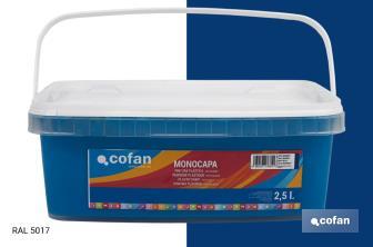 Peinture acrylique monocouche | Plusieurs couleurs | Convient pour utiliser à l'intérieur - Cofan
