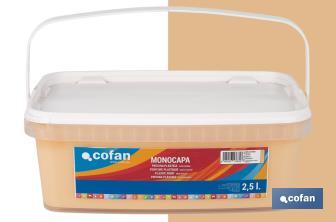 Peinture acrylique monocouche | Plusieurs couleurs | Convient pour utiliser à l'intérieur - Cofan