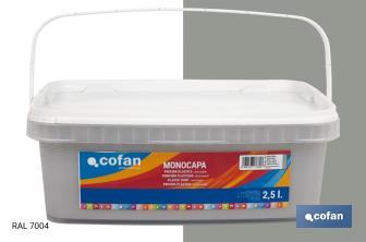 Peinture acrylique monocouche | Plusieurs couleurs | Convient pour utiliser à l'intérieur - Cofan